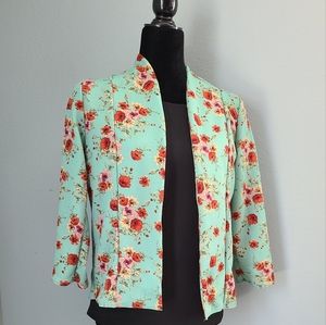 Floral blazer